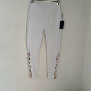 Lanston Size Medium White athletic leggings NWT